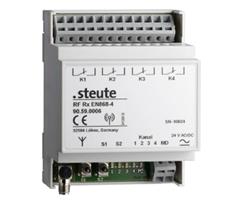 90590006 Steute  Radio Receiver RF Rx EN868-4-1W 24vDC IP20 v=-15%>+10% 4-Ch. Relay